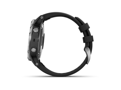 Garmin Fenix 5 Plus Silver, Black Band.Picture6